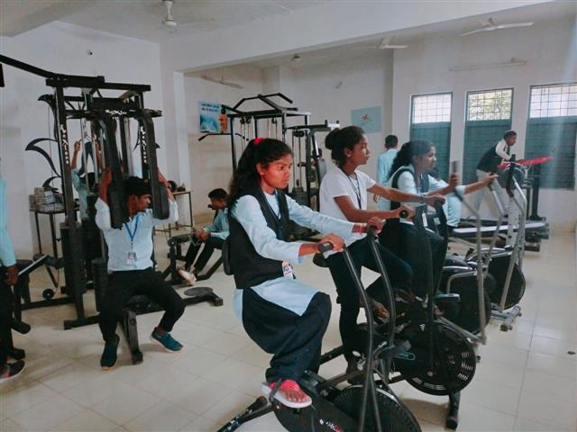 Yoga Day-Event of Government Naveen Mahavidyalaya, Premnagar, C.G.